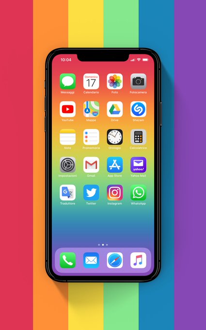 Twitterユーザーがiphone用のプライド壁紙を作成して公開 Iphone Mania