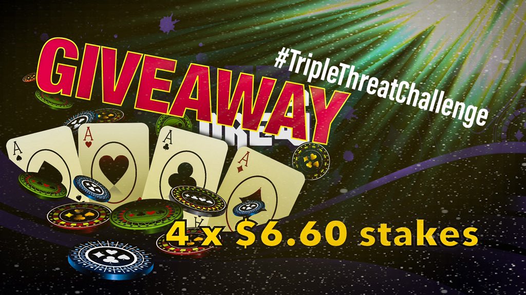 Poker triple threat against