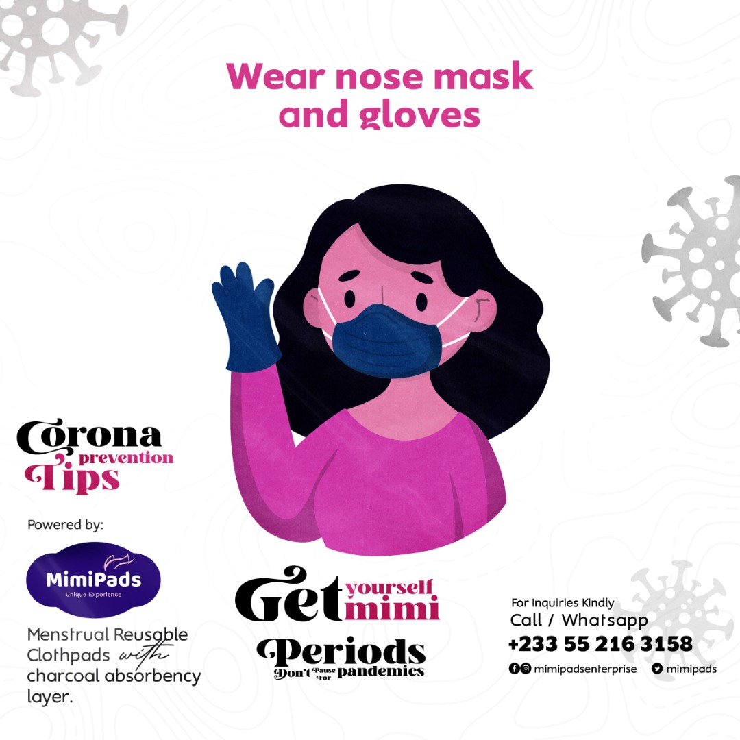 MimiPads's tweet photo. If it is important you go somewhere, please wear your nose mask
Let's continue to stay safe💪🏽

#Mimipads 
#menstruationMatters
#Reusable #EcoFriendly
#clothpads #reusablepads #menstruation #freetoplay #rashfree #economical #waterproof #adolescent #girls #women #cycle
#covid-19 https://t.co/8IClicTmhj