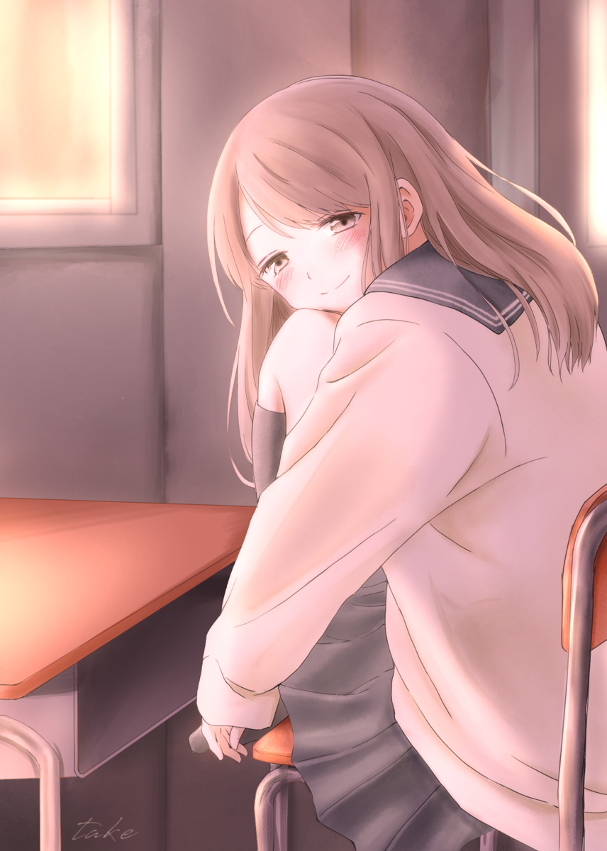 もうちょっと話していこうよ」 #久保さんは僕を許さない #久保渚咲 #fanart