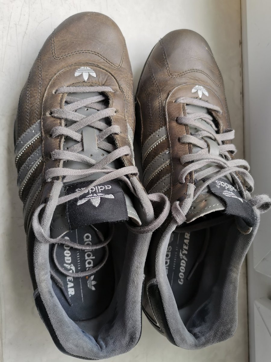 Best casual footwear ever! Adiracer Goodyear. 6 years old, about 3000km of walking. Still in perfect condition. Dear <a href="/adidas/">adidas</a>, please consider restarting this model 🙏
