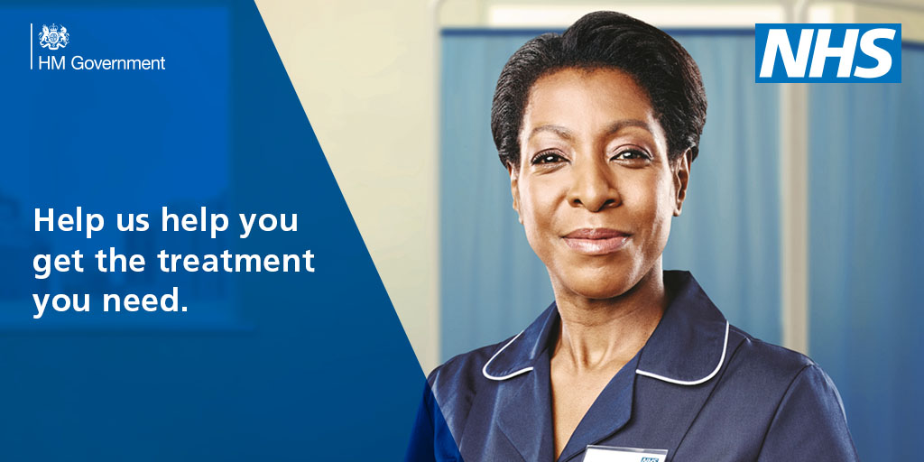 The #NHS is always here for you, and you can still contact your GP, head to 111.nhs.uk or call 111 for help. We’ll give you the care you need: nhs.uk

💙 #HelpUsHelpYou #StayWellSussex