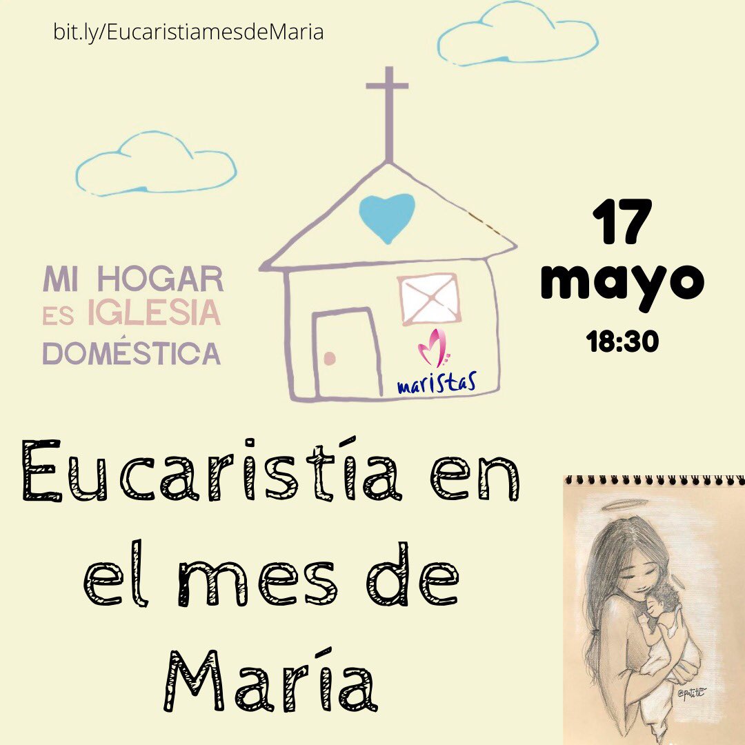 MaristaBadPast's tweet photo. HOY DOMINGO EUCARISTÍA PROVINCIAL MARISTA, 18:30 HRS.: Os esperamos en el siguiente enlace https://t.co/rakd2GYMOt #maristasencasa #AhoraMaristas #10tobe #10tolive #SOMOSFAMILIAMARISTA #SOMOSDESDEDENTRO @ArchiMridaBadaj @gvxbadajoz @MaristasBadajoz @MaristasMedit @cdmaristasbad https://t.co/rowaEqooOv