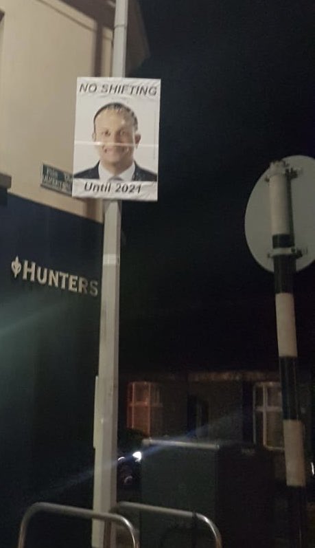 lightyearsahead's tweet photo. I wonder if Leo had a hand in the erection of this election-style poster in Dalkey? #noshifting #brendan #dalkeylovesmattdamon @RadioBrendanRTE https://t.co/rheURPPnOd