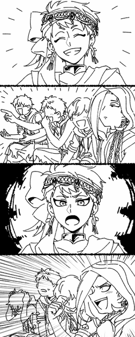 4章のスカラビア寮生
#ツイステファンアート 
