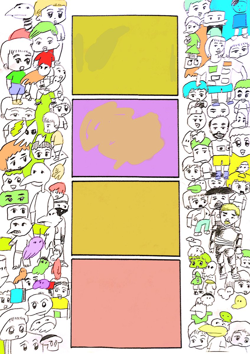 今日は久しぶりに4コマを描いたんですが、失敗しました… 