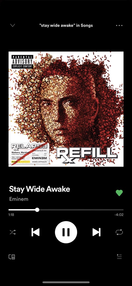 manekseth's tweet photo. If this song had released today, people would have lost their shit because of the dark lyrics and would have tweeted about cancelling Eminem 😂😂 #Relapse11 https://t.co/GNhniqrrOa