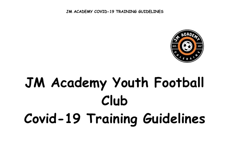 JMAcademy2's tweet photo. ⚽️❤️ | COVID-19 TRAINING GUIDELINES 

Last week our club committee have been working on a Covid-19 related training guideline to ensure we minimise the chance of infection when... Read more here - https://t.co/xWJGqrk4cx https://t.co/rwq2PvU8OO
