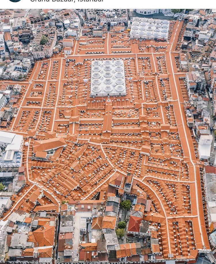 Birds eye view @ Grand Bazaar #Istanbul #Turkey - Photo by George Rishan