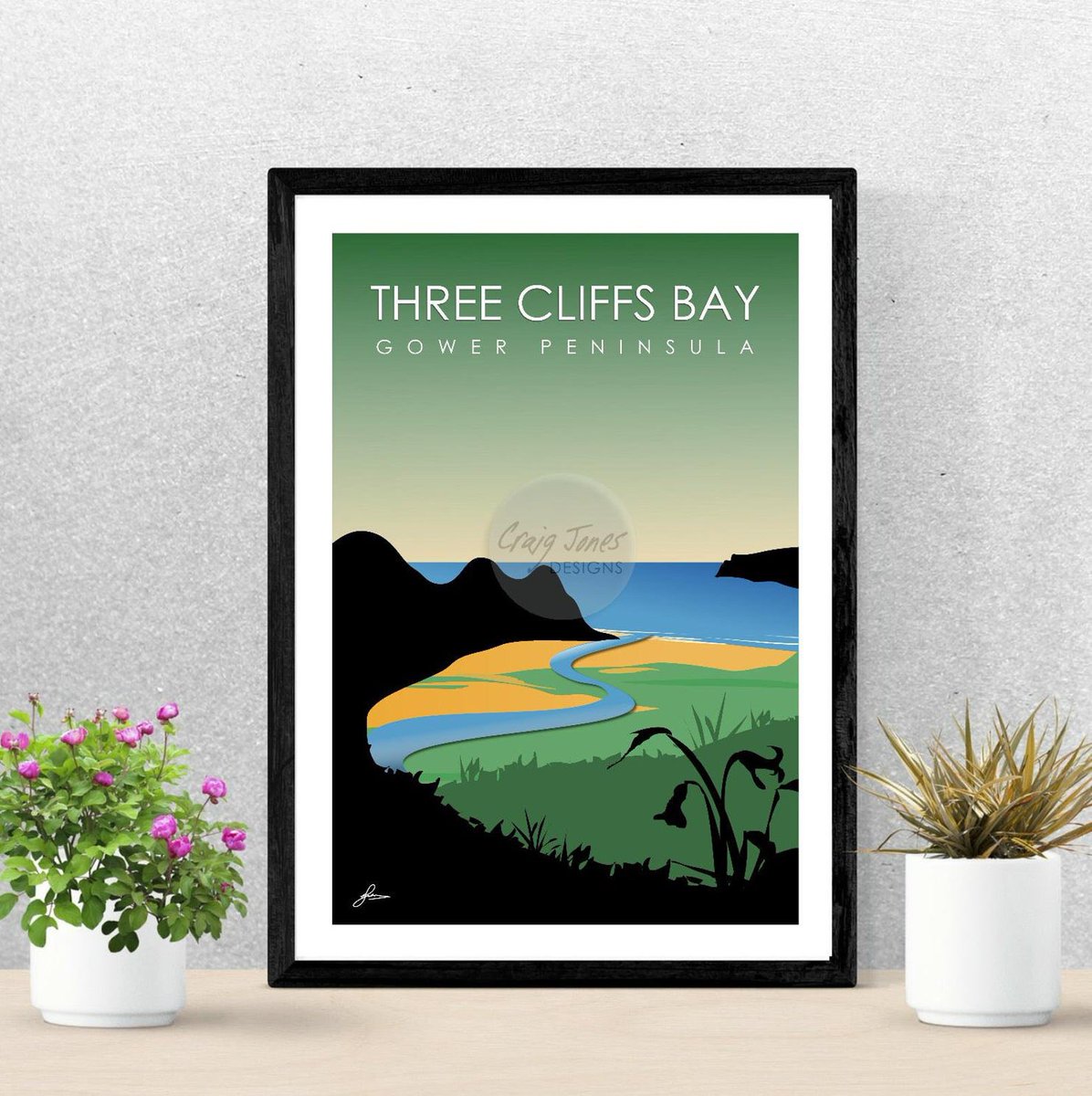 If you like #Gower, please have a look at a selection of prints from the new #Gowerfornia collection of my swim friend <a href="/craigjones43/">Craig Jones Designs</a>, they are stunning! 
More are available now on Etsy too! If you are looking for a present for someone?!
etsy.com/uk/shop/CraigJ…