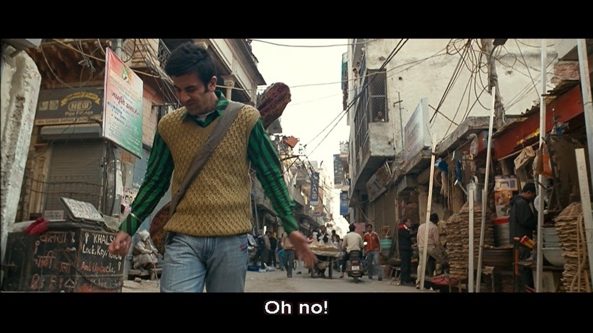 Jordan, after hearing to the prophecy of Katana bhai, gets into the dilemma of how to achieve the bloody pain. He thinks he hasn't felt it ever in his lifetime. Again, he meets Katana bhai where he says only the broken heart could bring the music from you."Love" could only do it.