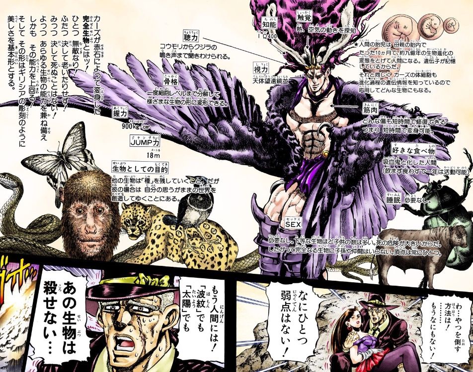 真d Pa Twitter ジョジョの奇妙な冒険でお馴染み 究極生命体カーズのスペック T Co Vsep67jlwe Twitter