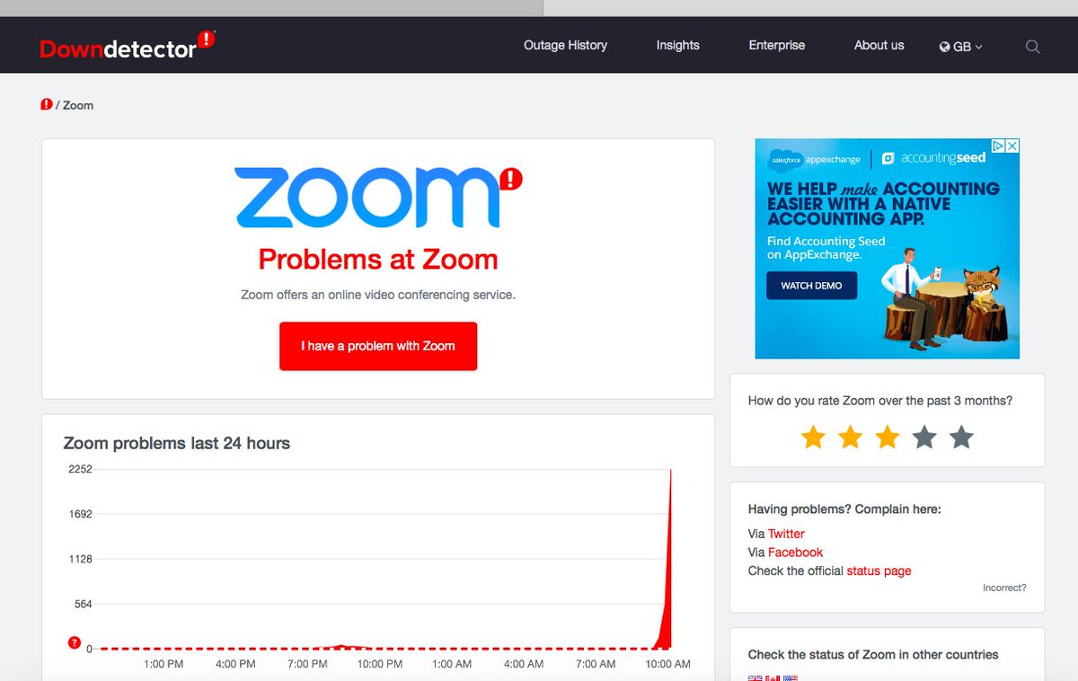JapanWoodcraft's tweet photo. @zoom_us I as looking forward to hosting our virtual Japanese woodwork conference this morning from London (10am UK) with paying guests attending from all the over the world BUT... Zoom didn't work! ����😠 #ZoomDown #ZoomUK #ZoomUS #DownDetector https://t.co/YE8hNXhWAX