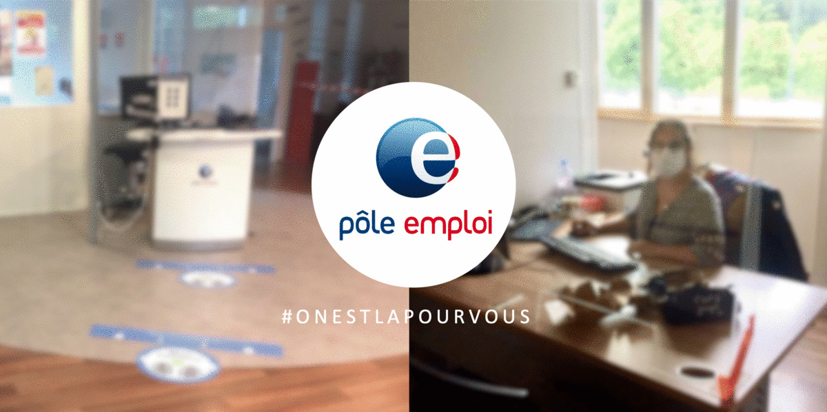 J-1 avant l'ouverture de l'une de nos 34 agences @poleemploi_RCVL,  avec comme premier principe "assurer la protection des agents et des usagers fréquentant nos sites" 😷