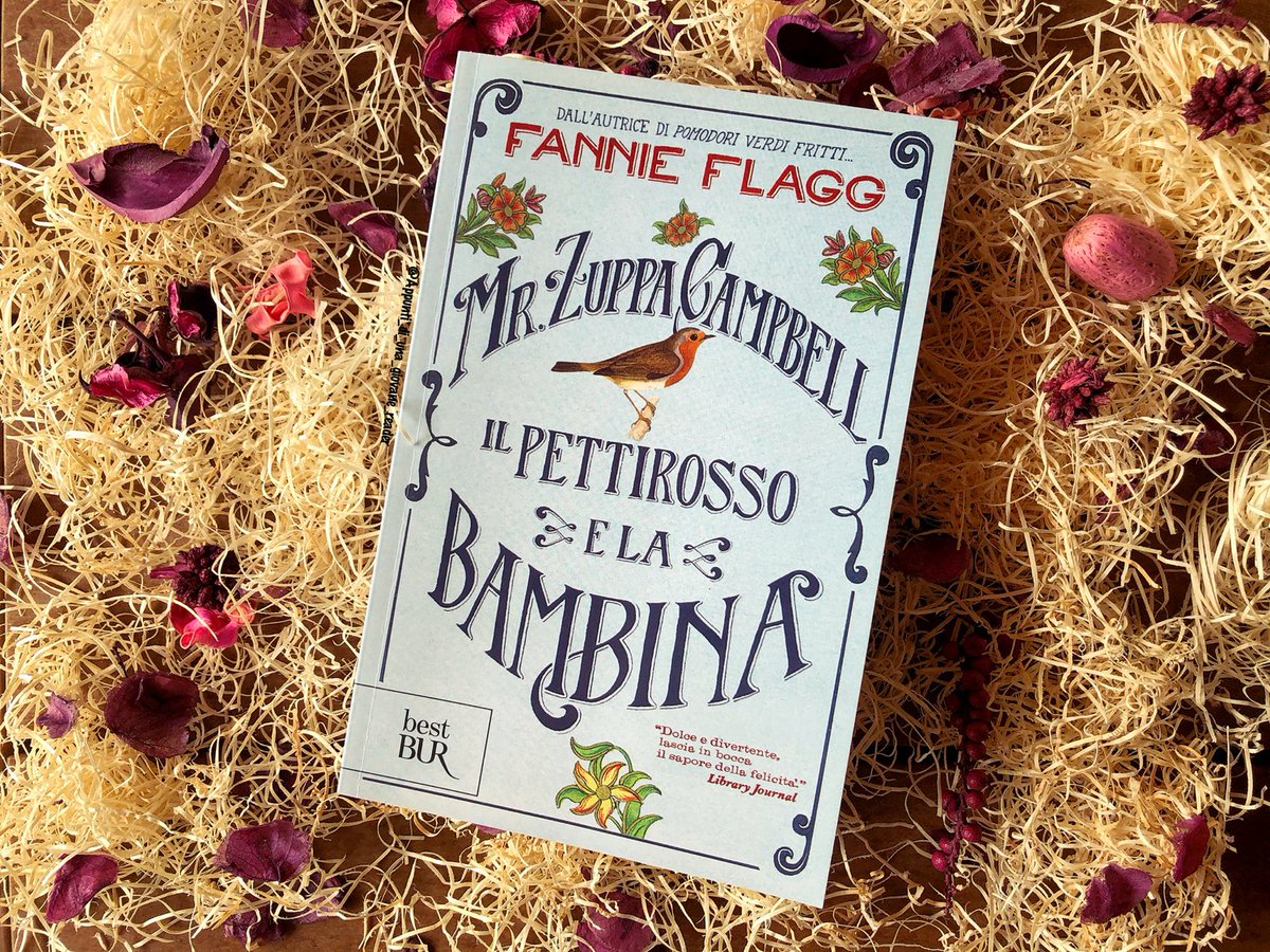 Sono tornata a perdermi tra le pagine di una delle mie scrittrici preferite. Fannie Flagg è capace di raccontare l'ordinario rendendolo straordinario. Sul blog vi parlo di "Mr. Zuppa Campbell, il pettirosso e la bambina", edito <a href="/BUR_Rizzoli/">BUR Rizzoli</a> 

appuntidiunagiovanereader.blogspot.com/2020/05/recens…