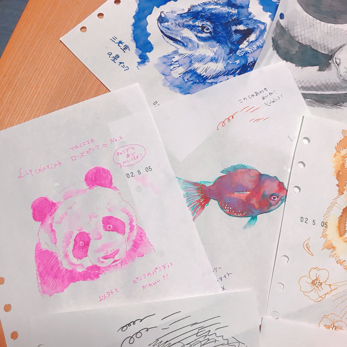 万年筆イラストまとめ Min T ミント