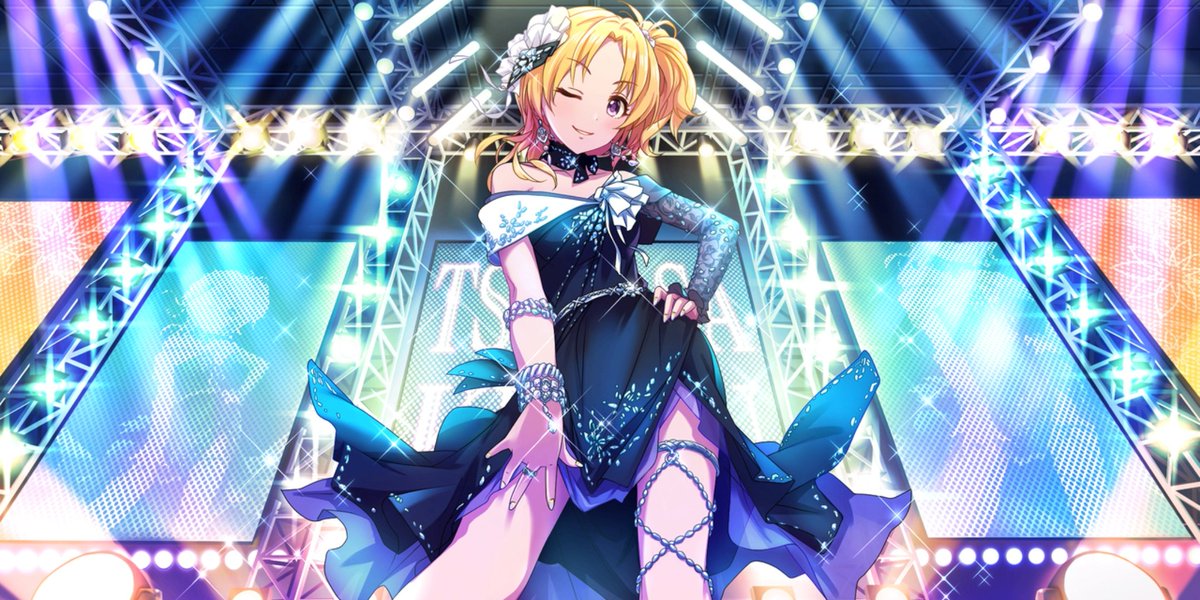 トム 確かにモバの上位報酬コスト26 紺碧のイデア だと高いし デレステもssrを手に入れるにはスカチケが必要だ しかしやさしいプライドはスタドリ1でお迎え出来るし デレステもsrランウェイのカリスマなら比較的容易に入手可能だ さぁ 桐生つかさは