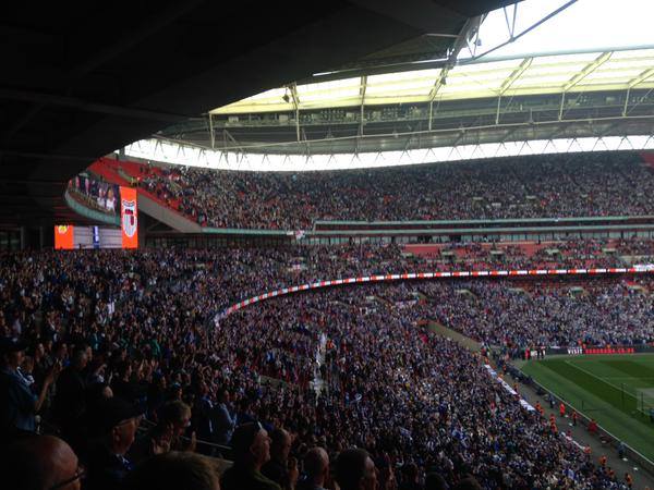 ON THIS DAY 2015: Bristol Rovers returned to the Football League after beating Grimsby Town at Wembley #BRFC #BRISTOLROVERS