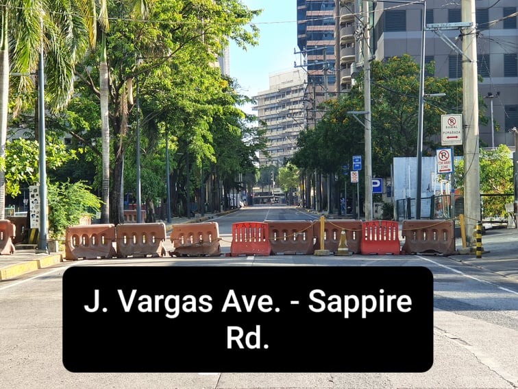 bsapasig's tweet photo. The following roads in AREA 2 of Ortigas Center CBD, @bsapasig are TEMPORARILY CLOSED during MECQ. π‘
β Meralco Ave. - Onyx Rd.
β J. Vargas Ave. - Sapphire Rd.
β J. Vargas Ave. - Garnet Rd.
β J. Vargas Ave. - Ruby Rd.
#BeatCOVID19 #StaySafeBSA https://t.co/snJ6MFmGPw