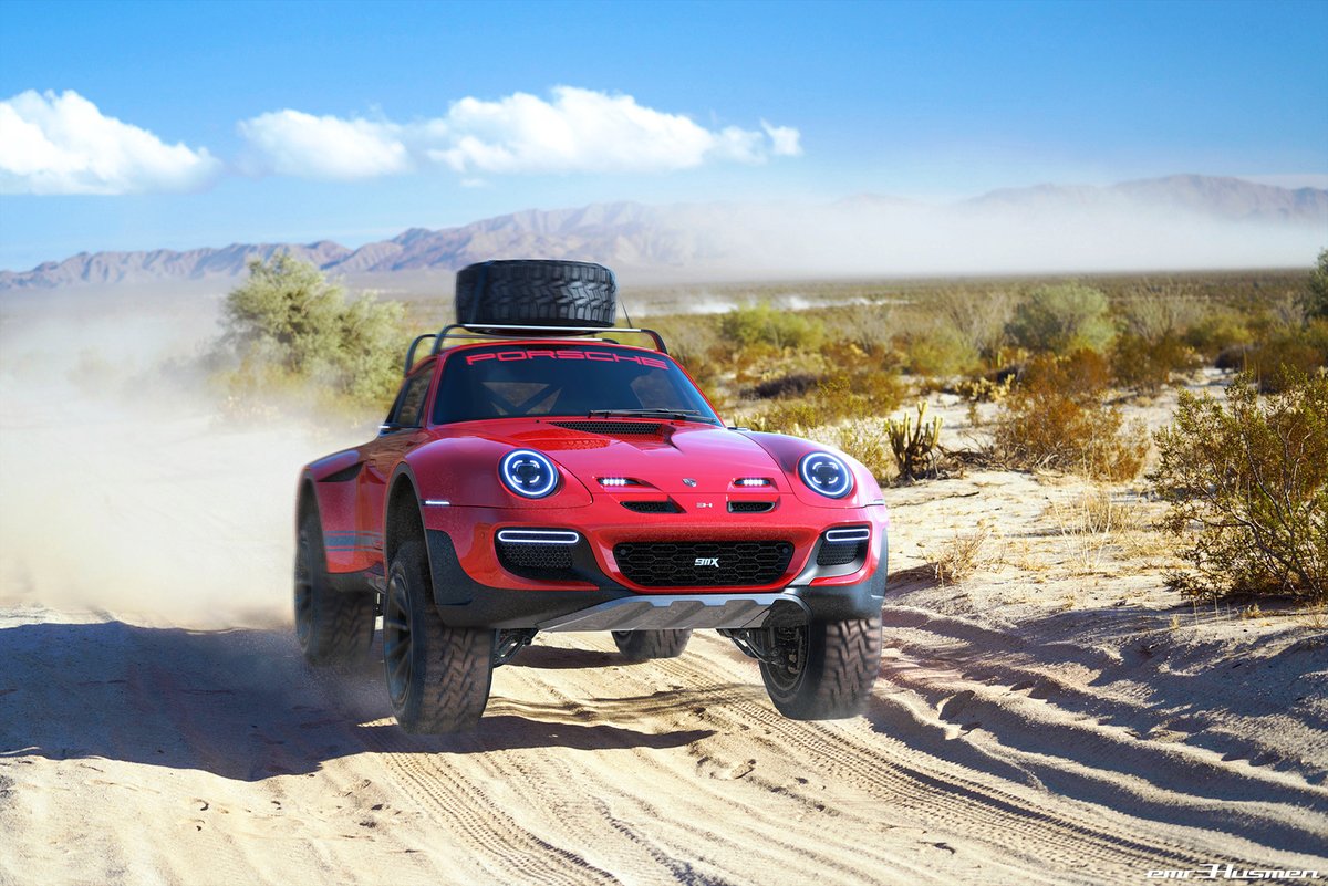 AutomovilMex's tweet photo. Si #Porsche ofreciera directamente desde fábrica una versión del 911 inspirado en sus autos de rally de los años 70 y 80, posiblemente se verían como el '911X', una creación digital del diseñador Emre Husmen. ¿Gran idea, o absoluta locura 🤔? #RenderAP #SciFiAP @PorscheMexico https://t.co/kKCow30Bpx