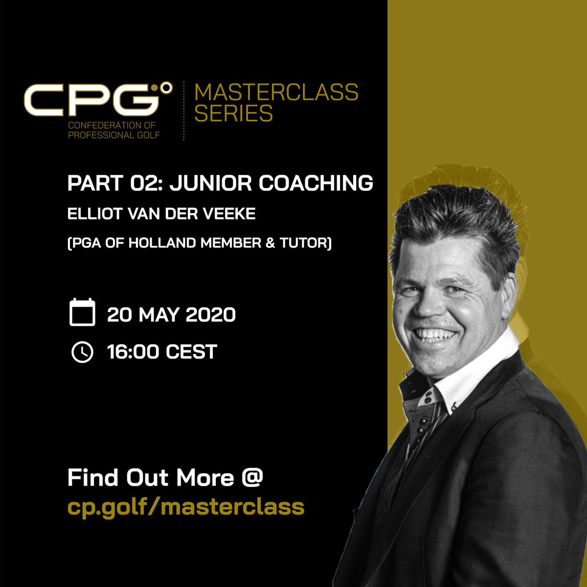 cpg_golf's tweet photo. Next week's #CPGMasterclassSeries Webinars:

1) Pt 01: Junior Coaching | Jimmy Van Heuven @PGAHolland 🇳🇱
2) Getting To Grips | Conor Dillon @golfpridegrips 
3) Pt 02: Junior Coaching | Elliot van der Veeke
4) Pt 03: Junior Coaching | Wiebe Giesen

https://t.co/qQaNF2Pjcg https://t.co/vDs7sYFOFm