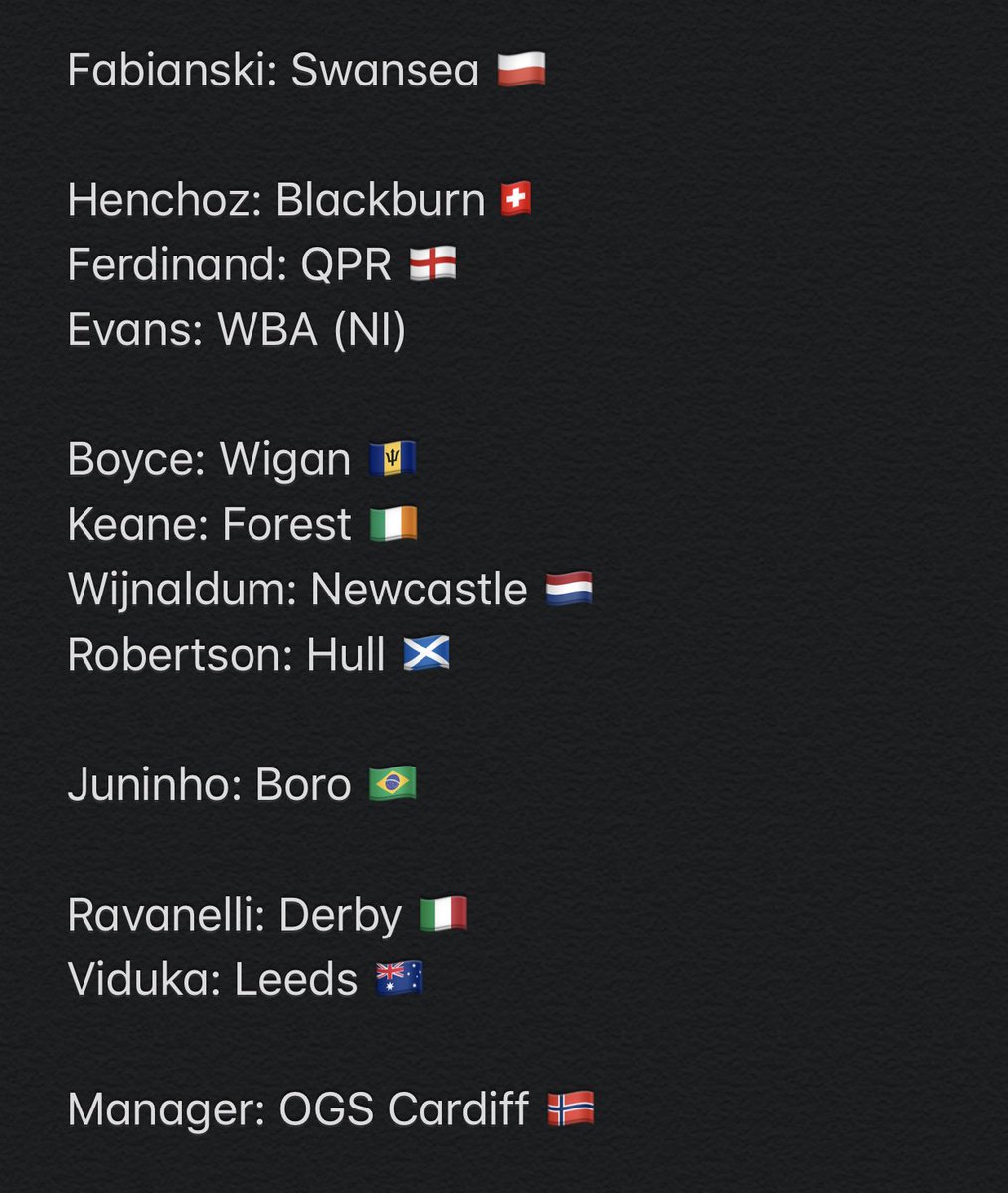 Carra23's tweet photo. 🚨New #CarraChallenge🚨 

Pick an Ultimate XI + Manager who have been  relegated from the Premier League. 
BUT only using any relegated club once &amp; any nationality once. 

Players MUST have been relegated with club you select them for. 
But CAN have played for more than one.
🤔 https://t.co/zURcLZ5L2d