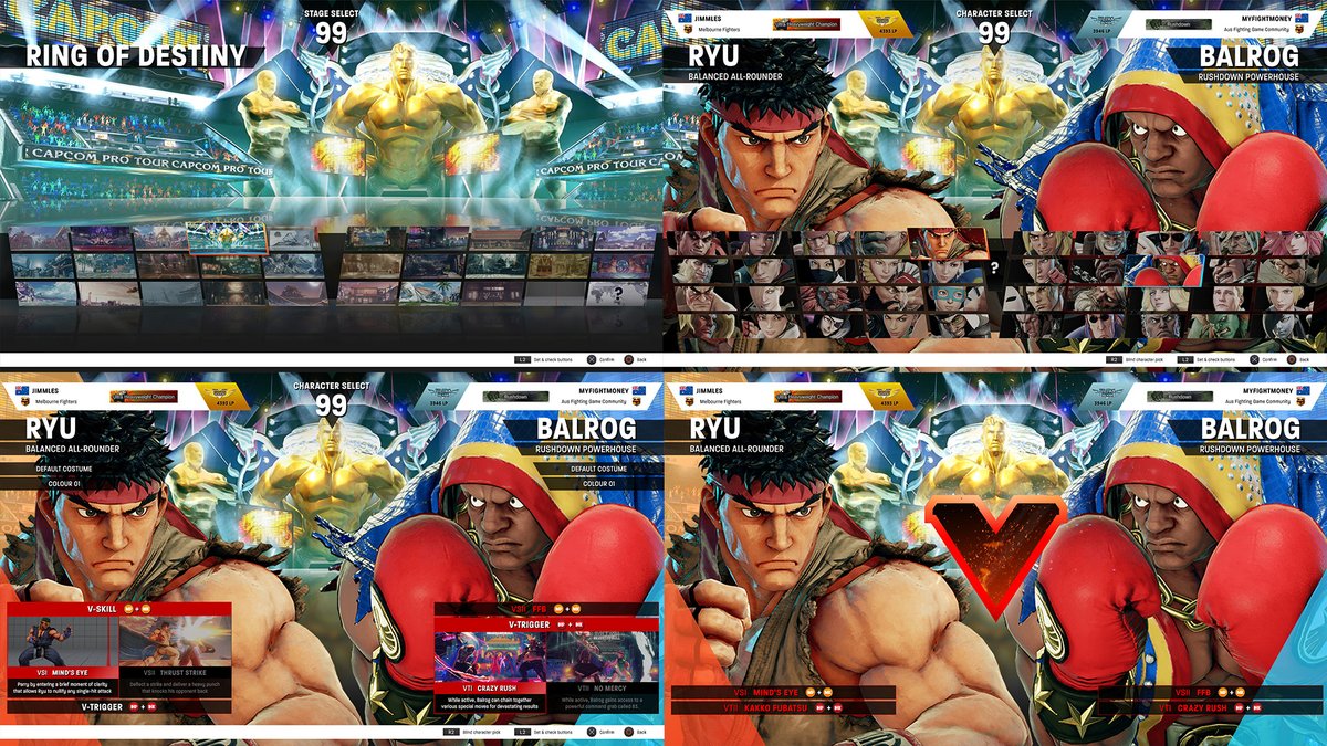 I have been working on a personal project for a while and I can finally show it off: a UI/UX case study of Street Fighter V : Champion Edition.Twitter's character limit means I can't share all the details here, but I have a full breakdown on my folio:  https://www.jimmles.com/ 