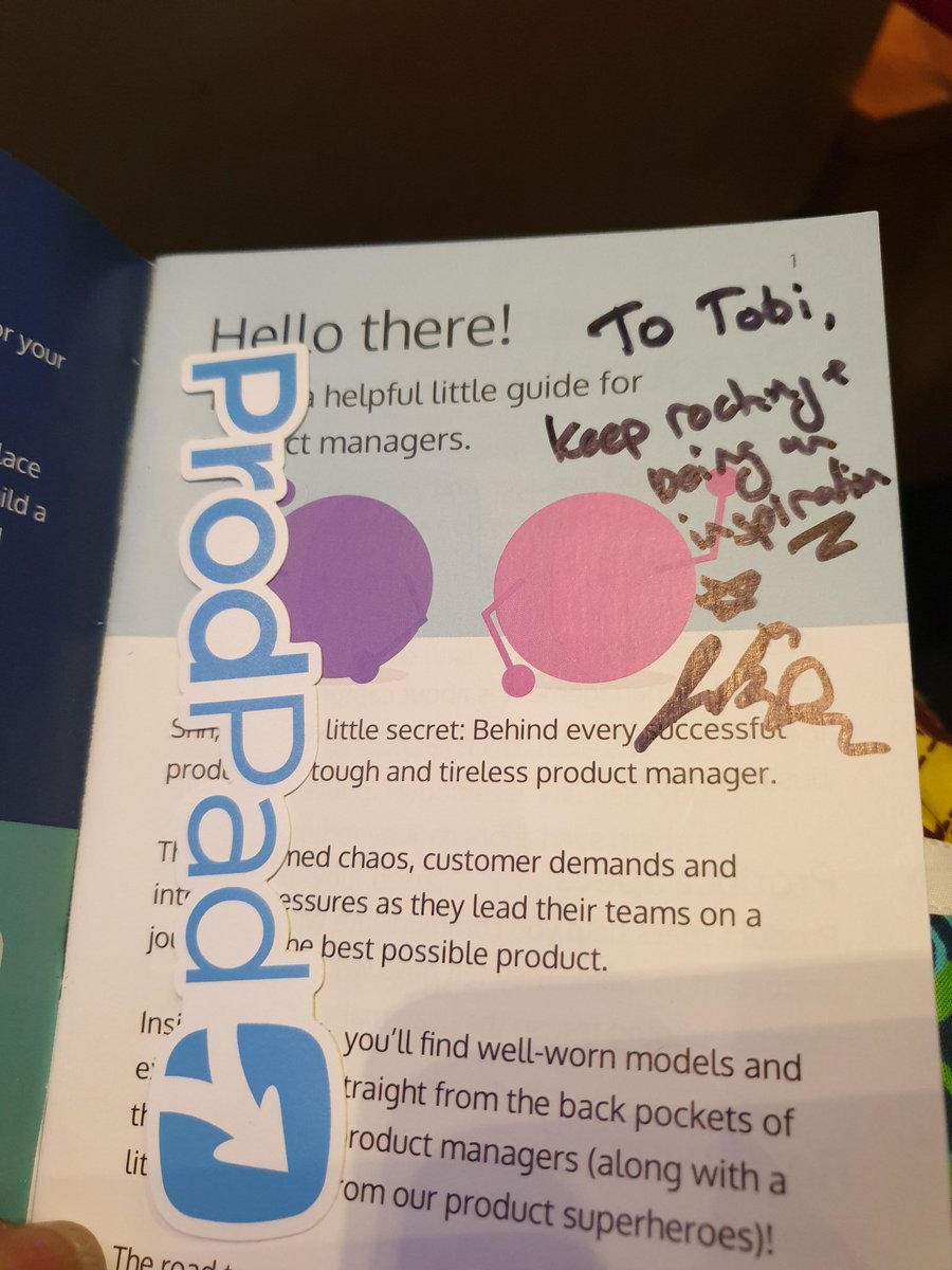 TobiOtokiti's tweet photo. Happy birthday @simplybastow ๐
Thank you for giving so much to the product management community ๐
I still hold your personal message to me very dearly in my heart โค
Best wishes in your new year.๐
#productmanagement #productroadmapping #productmanager #prodpad https://t.co/4HutjFJpAl