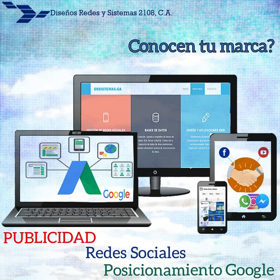 diresis's tweet photo. ¿Conocen tu marca? Consulta con nosotros los planes para posicionar tu producto o servicio en las redes sociales. Aumenta tus ventas y alcanza un nuevo nivel en la red de redes.

#RedesSociales #GoogleAds #youtubeads #instagramads #publicidadeninternet https://t.co/tA6CzilOAd