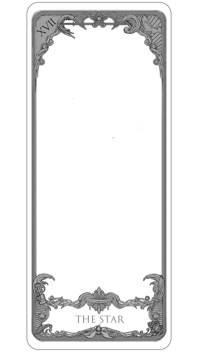 Ietaro00 Ff7riやりたい フレーム作った 星はマリンとライフストリーム 途中 Ff7 Ff7r Ff7remake Ff7リメイク タロットカード