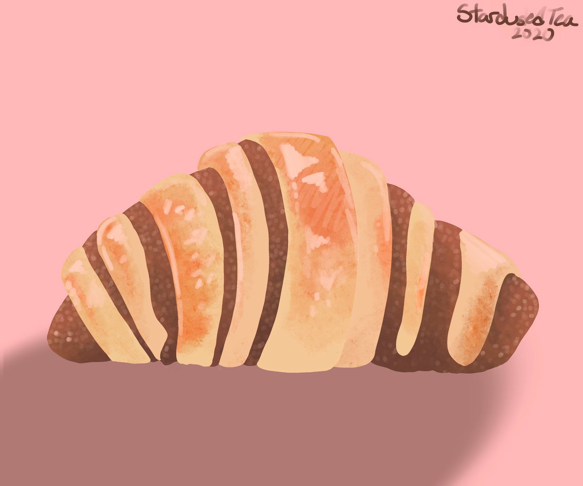 🥐 smol croissant study for my painting class hehe 🥐
•
#croissant #food #dessert #foodstudy #art #foodart #foodartist #croissantstudy #chocolatecroissant #chocolate #croissantauchocolat #lecroissant #french #frenchdessert #france #paris #drawing #digitalart #procreate #cute