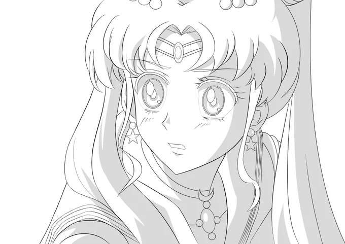 rkgkused crystal's design. was a lot of fun to draw.#sailormoonredraw 