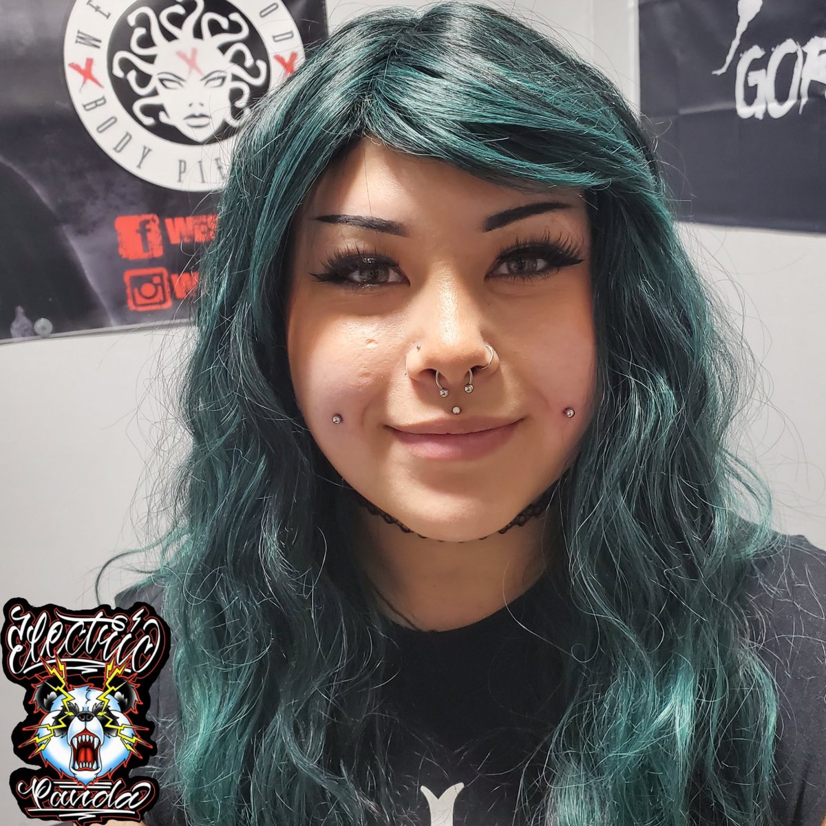 WestonMod's tweet image. Cheek piercings done with titanium 
#westonmod