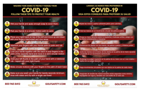 Download and print our FREE COVID-19 posters to keep next to your handwashing stations and prevent the spread of COVID-19. Download here: golfsafety.com/hand-wash-post…