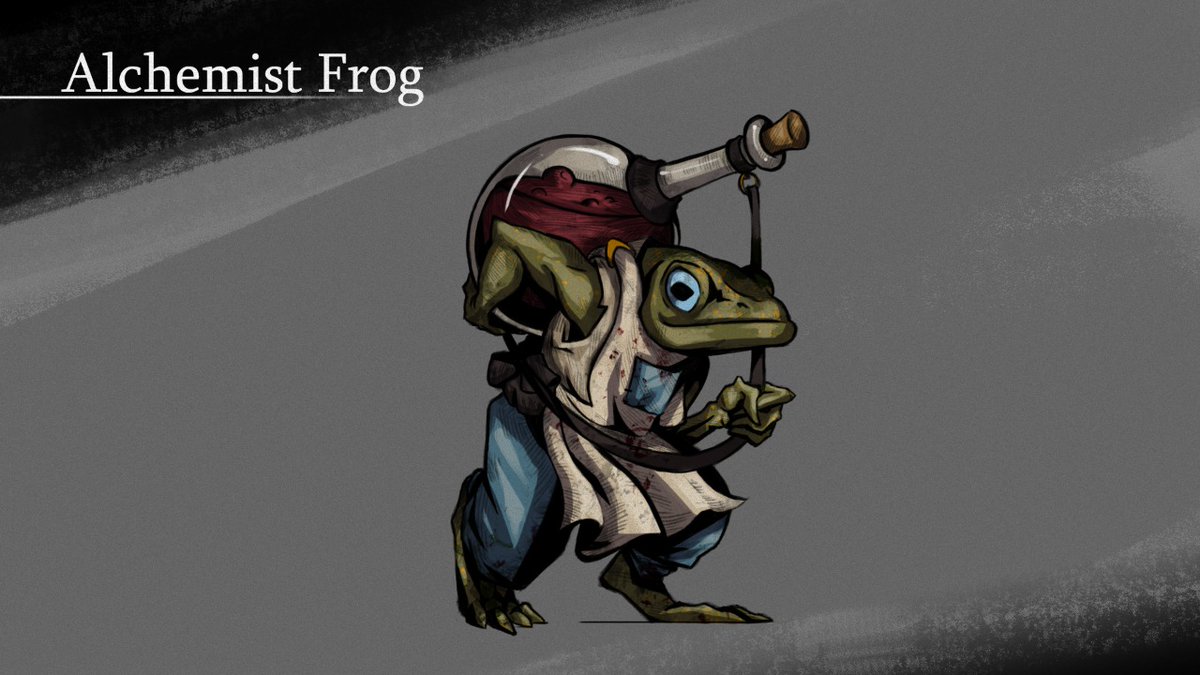 DearRottenLand's tweet photo. A new race has appeared.
An alchemist expert in destruction or healing.
#rats #RottenLand #gamedev #indiedev #kickstarter #indiegame https://t.co/3p83wMBPdu