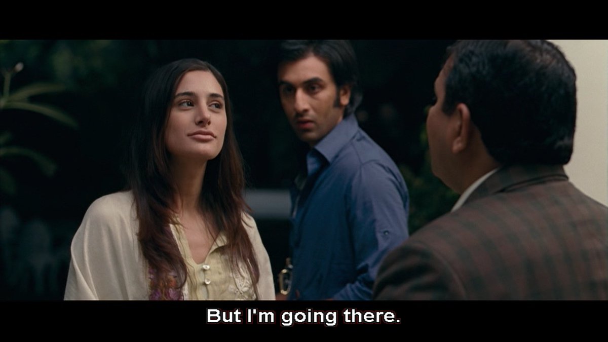 Imtiaz Ali often declares his stand over the obsession of media people. As a sub-text, it arrives multiple times in the film. And Heer goes away because of Media's attention from Kangra. And the scene where Jordon is on bed thinking gets cut mid-way for the reason we know.