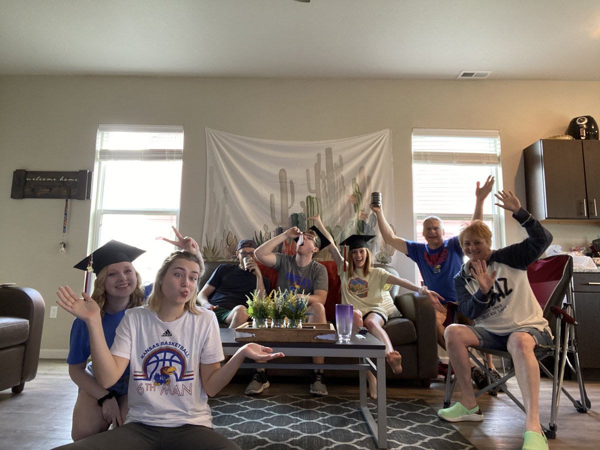 KillaKayy17's tweet photo. “Remember your nest, return to it often, and never forget this unique bird that set you free” - David Ambler #KUgrads WOOHOO! Rock Chalk! https://t.co/2SNVFm11TA