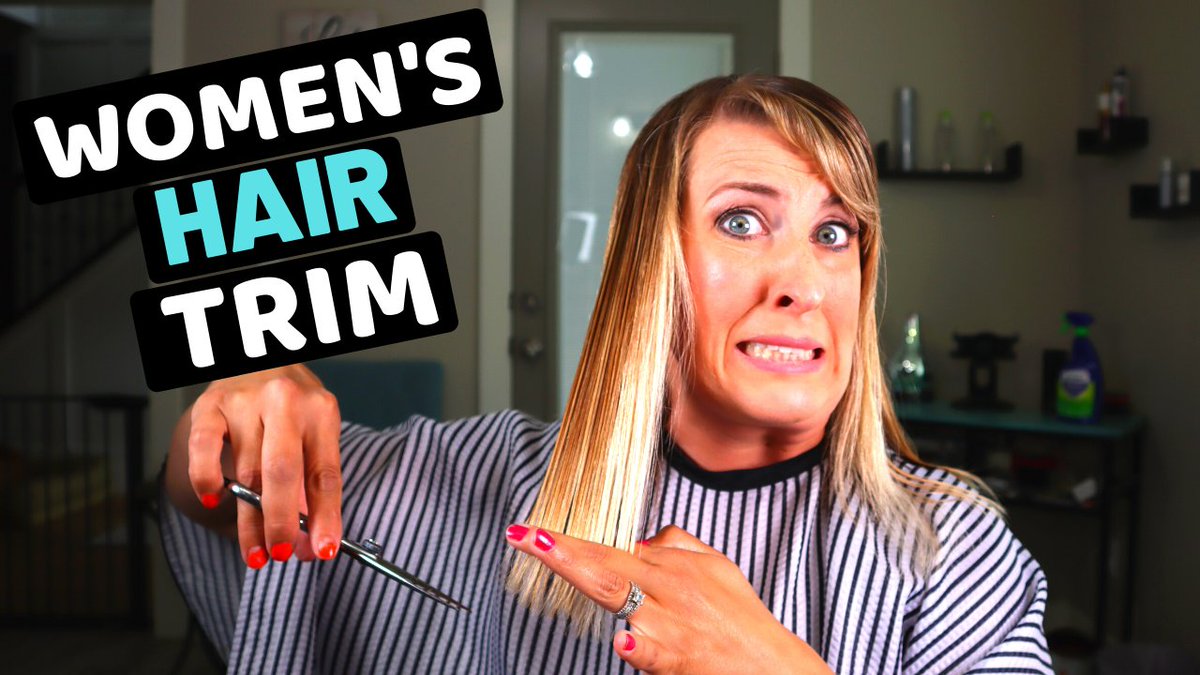 TheHairLoungeID's tweet photo. Without being able to get into your stylist, you are probably due for a #hairtrim to get you by. In my new #YouTube video I show you How to Trim Your Hair at Home. Hope you enjoy it! Hitting the like button on the video helps a bunch!
Link: https://t.co/b6pnOCseWN

#haircut https://t.co/v293TVMQUz