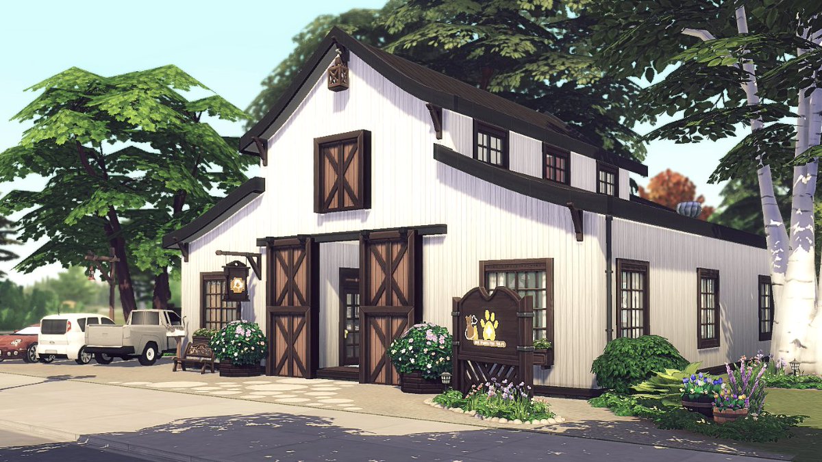 TheREALschnuck's tweet photo. Happy Sunday! This NoCC Vet Clinic in a renovated stable has an owner's apartment and is super fun to play!
Watch the speed build ---> https://t.co/nqdX27H02J
#ShowUsYourBuilds @SimGuruFrost https://t.co/ISergR45oU