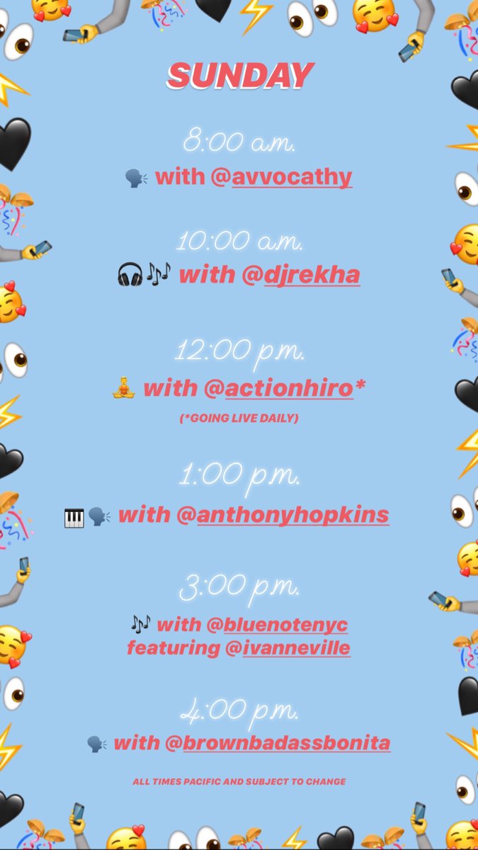 instagram's tweet photo. Sundays are for yoga 🧘‍♀️ music 🎶 and words of wisdom ✨

Here’s what’s happening on Live today 👉 https://t.co/NXVZ6HBNUH https://t.co/B76ArYwjuE
