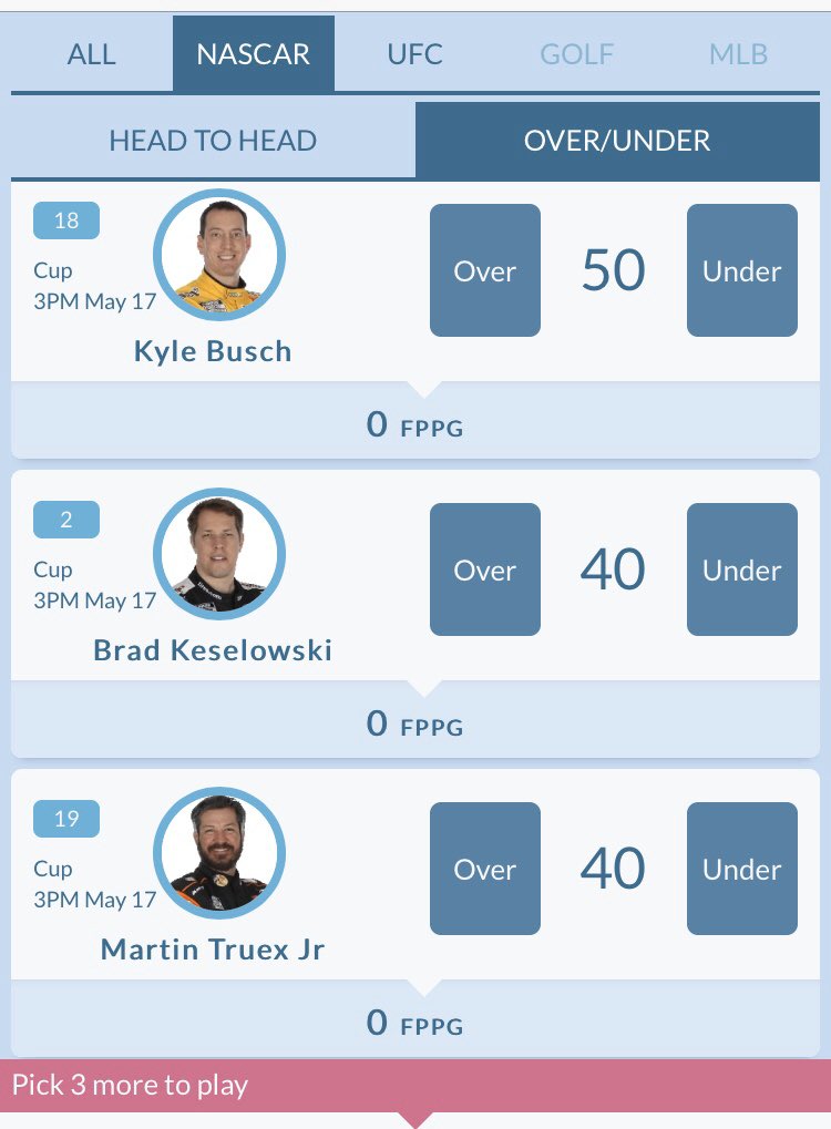QuickPicksNow's tweet photo. Congrats ELFRITOBANDITO, one of QuickPicks original players. He jumped back in & cashed 3 @UFC tickets for over $400. There’s still time to play today’s @NASCAR H2H & O/U for huge payouts. Sign up at https://t.co/ROnk57LPyF, get a 100% deposit bonus. #UseYourEdge https://t.co/MiTOUfLOSA