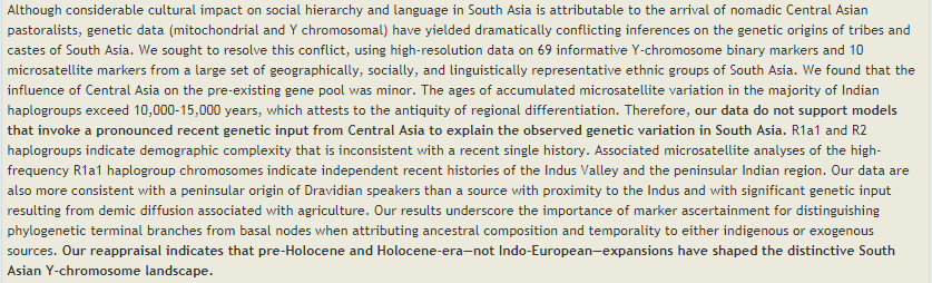 But the problem is that the data set of the tests is too narrow. Here is a research with larger data set which states that the effect of recent migrations on genetic pool was quite minor in last 10000-15000 years.Link:  https://www.cell.com/ajhg/fulltext/S0002-9297(07)62353-2PDF file:  http://download.cell.com/AJHG/pdf/PIIS0002929707623532.pdf