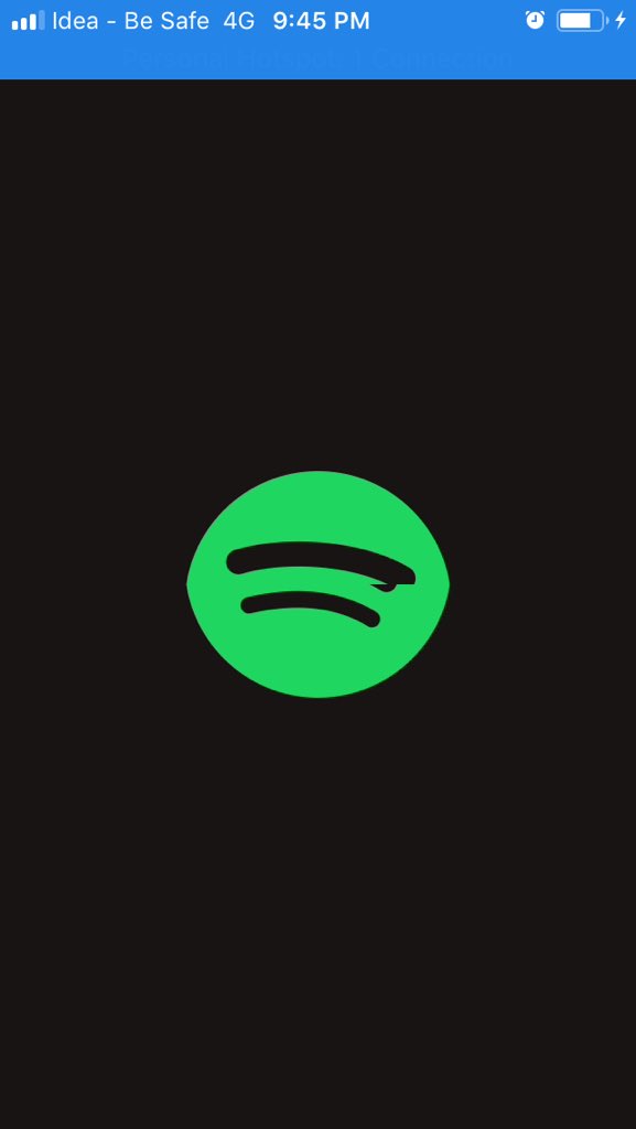 AlfinSThomas's tweet photo. I guess the banner also squashes @Spotify logo too.(it comes back to normal after a few second) https://t.co/Xz7LFWySXG