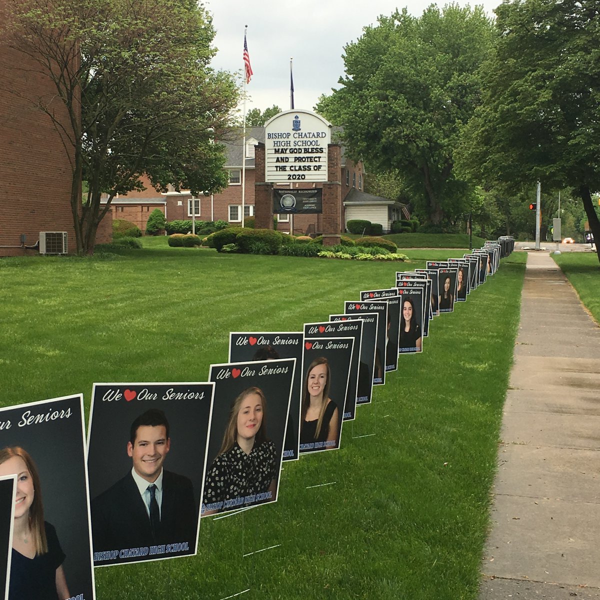 Just a little Trojan POMP to elevate a very unusual CIRCUMSTANCE. Congratulations to the <a href="/BishopChatardHS/">Bishop Chatard High School</a> seniors who should be crossing the stage today. The faculty and staff of Bishop Chatard H.S., along with the entire Trojan community, are very proud of you! #TrojansforLife