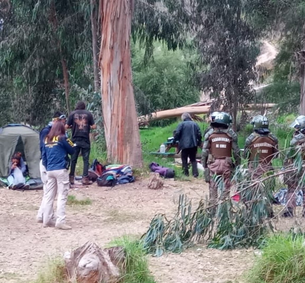 CarabCoquimbo's tweet photo. Frente a las denuncias recibidas en los últimos días, carabineros a cargo de Control del Orden Público relizaron un empadronamiento de las personas que acampan en el #ParqueColl de #LaSerena. El operativo fue coordinado con @Ejercito_Chile @PDI_Coquimbo y @munilaserena https://t.co/Jyz1GHyeIF
