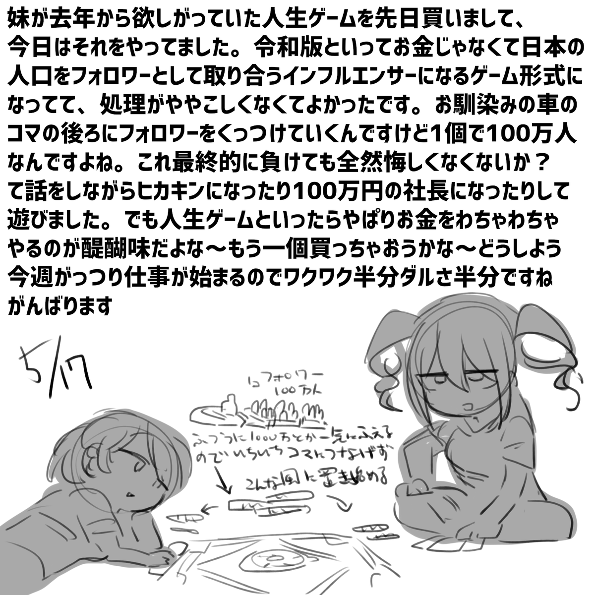 にっきかいてねます 