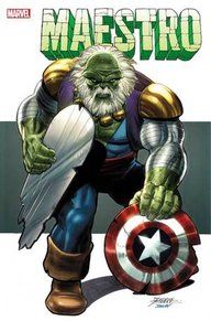 Newsarama's tweet photo. DAVID &amp; KEOWN Return to HULK for MAESTRO Origin Story
https://t.co/PtxI5TjnUr https://t.co/KtF97okWYa