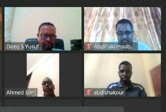 mfhrdso's tweet photo. To manage the risks of COVID-19, the @MwomenHRD launched a virtual public consultation on the draft #NationalDisabilityBill. The video-consultation was attended by organizations representing people living with disability &amp; activists from the disability community in #Mogadishu https://t.co/oirjO5XsBc