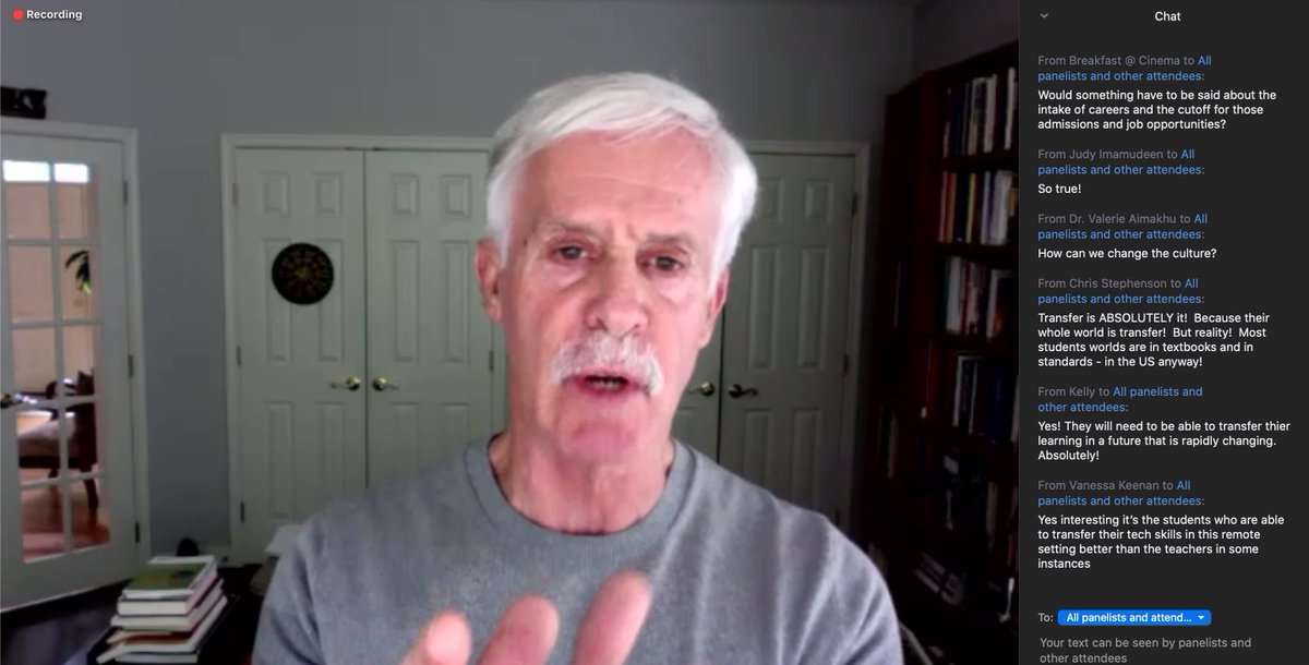 markgarrison's tweet photo. "The primary goal of a modern education should be for students to be able to transfer their learning." @jaymctighe "What if we framed our curriculum around the increasing capacity of students to apply their learning to take on complex challenges?" #toggleTIES https://t.co/Cl6OwwA2Di