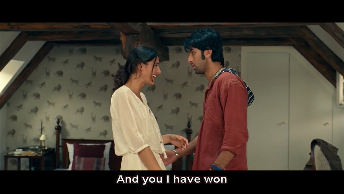 Heer is gone too far, says I finally got you, and in response, Jordan says "You are there, And I have won you losing myself." It is happening in the mind of Jordan, he is hallucinating, he is repenting in reality, and cherishing the love in the distant ground away from society.